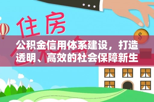 木兰公积金信用体系建设，打造透明、高效的社会保障新生态