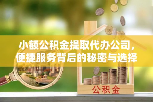 木兰小额公积金提取代办公司，便捷服务背后的秘密与选择指南